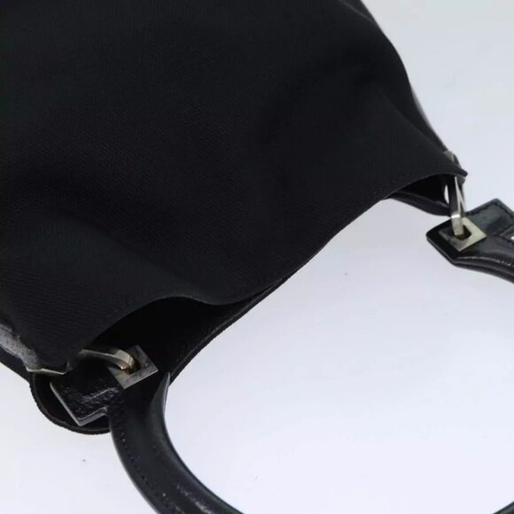 Salvatore Ferragamo Shoulder Bag Nylon Black Auth - Picture 7 of 14